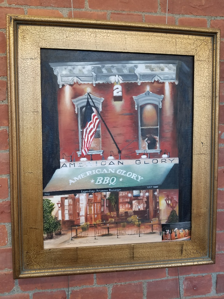 Art exhibit sample